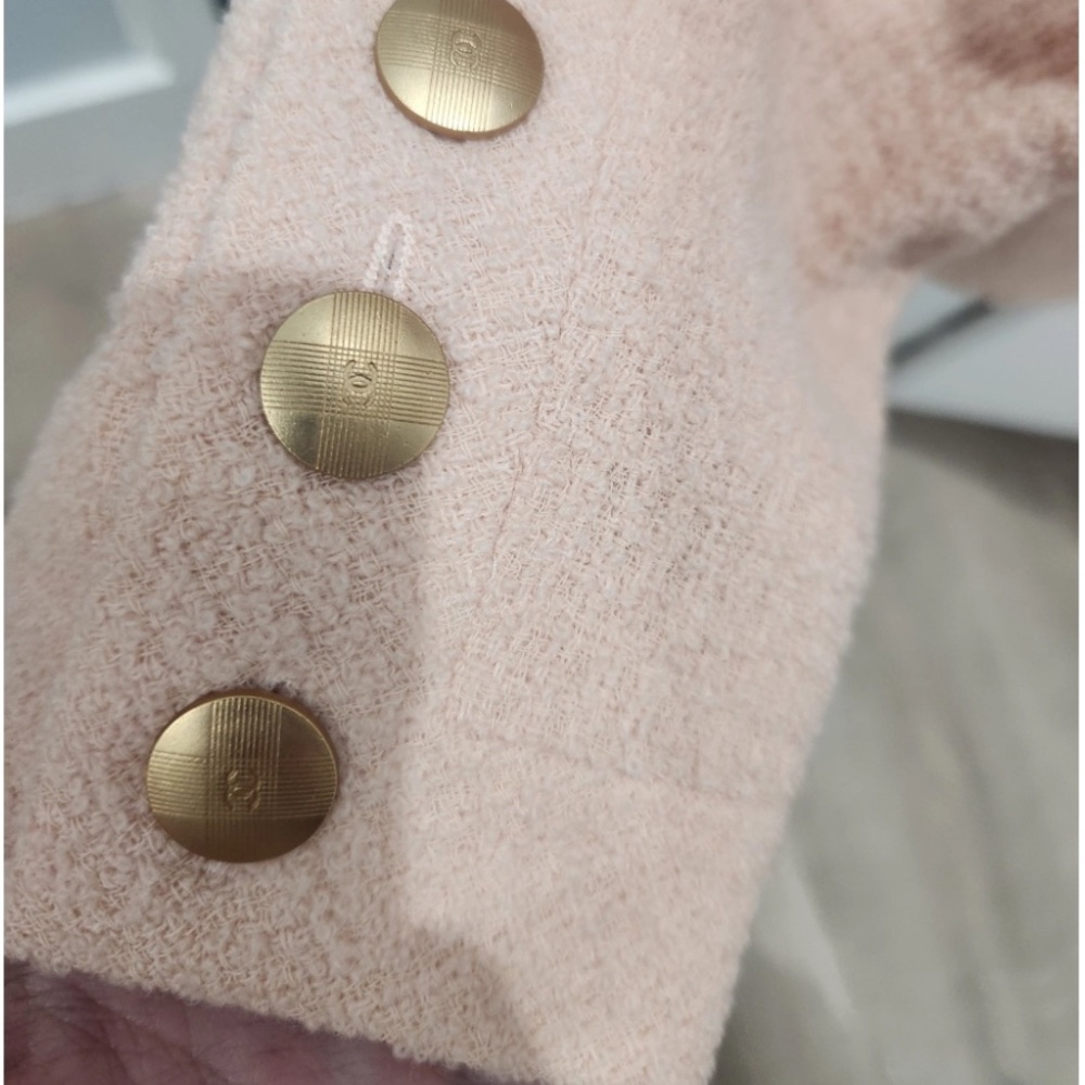 Chanel Pink Tweed Blazer Jacket - Spring/Summer 1998P - Picture 7 of 12